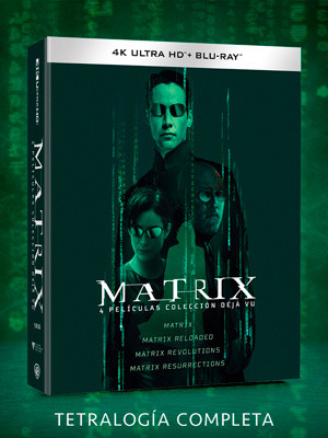 Matrix - 4 Películas Colección Déjà Vu en UHD 4K y Blu-ray