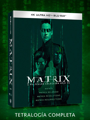 Matrix - 4 Películas Colección Déjà Vu en UHD 4K y Blu-ray