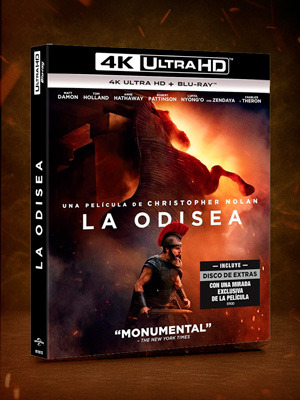 La Odisea en UHD 4K y Blu-ray