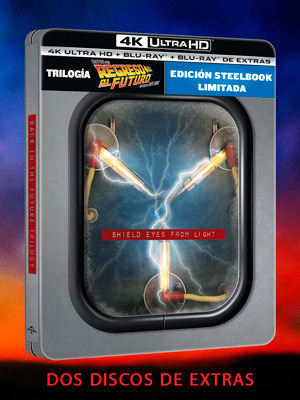 Steelbook de Trilogía Regreso al Futuro en UHD 4K