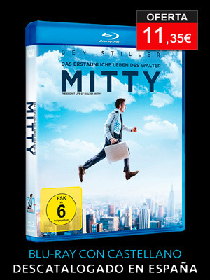 La Vida Secreta de Walter Mitty en Blu-ray con castellano