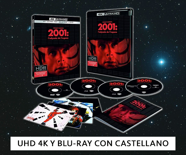 2001: Una Odisea del Espacio en UHD 4K y Blu-ray con castellano