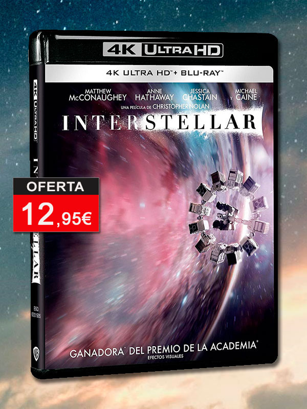 Interstellar en UHD 4K y Blu-ray
