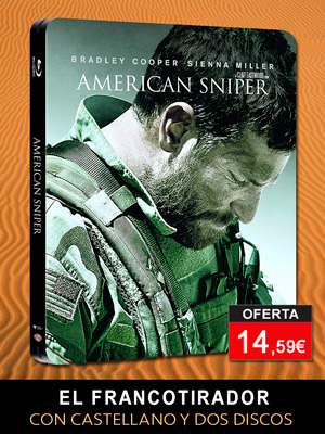 Steelbook de El Francotirador en Blu-ray con castellano