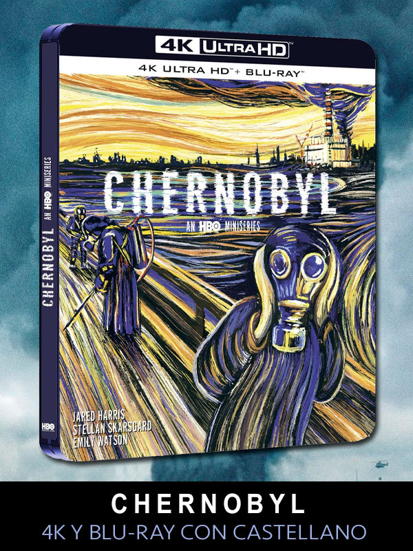 Steelbook de la Miniserie Chernobyl en UHD 4K y Blu-ray con castellano
