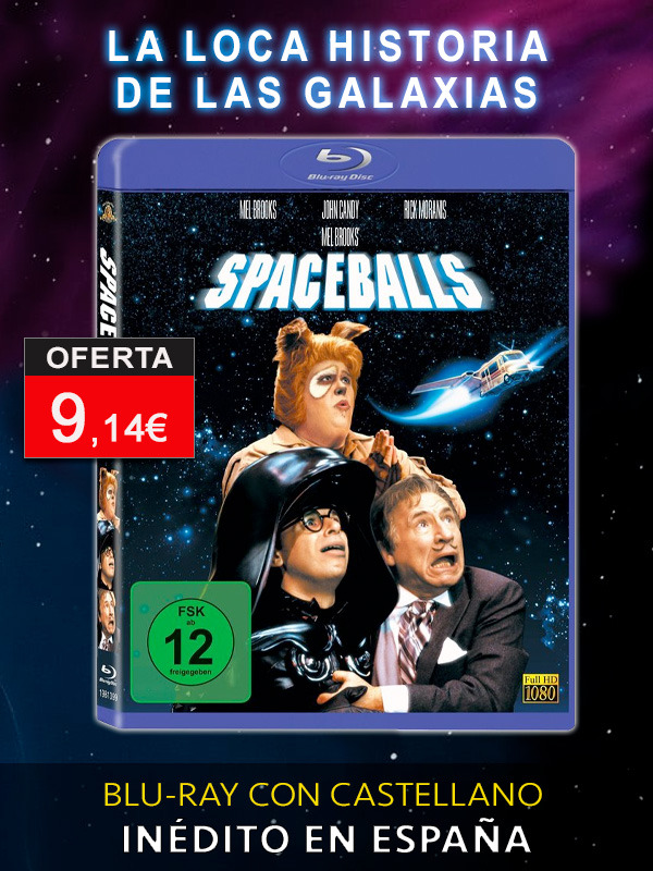 La Loca Historia de las Galaxias en Blu-ray con castellano