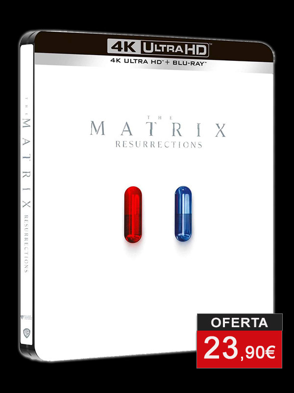 Steelbook de Matrix Resurrections en UHD 4K y Blu-ray