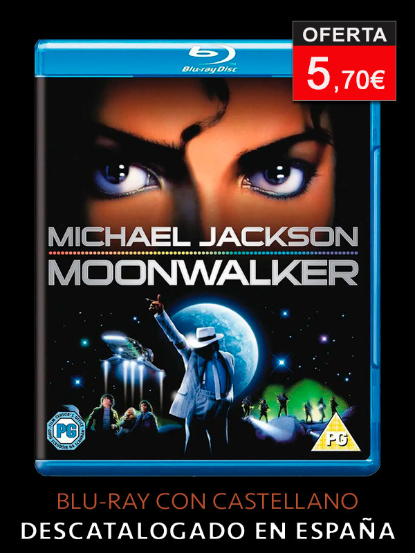 Moonwalker en Blu-ray con castellano