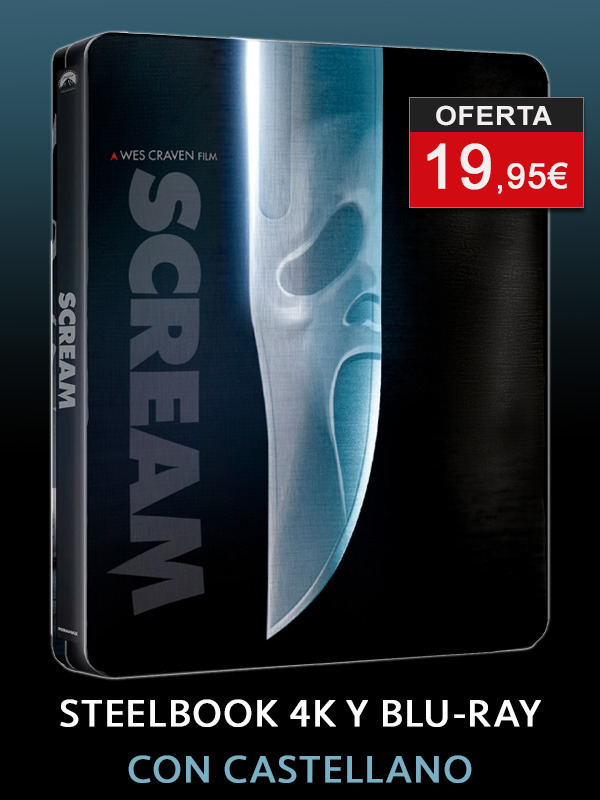 Steelbook italiano de Scream en UHD 4K y Blu-ray con i