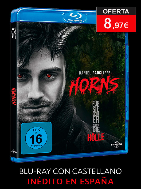 Horns en Blu-ray con castellano - Inédito en España