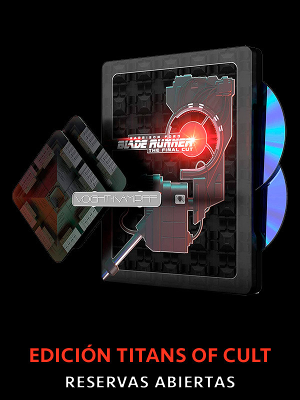 Edición Titans of Cult con Steelbook de Blade Runner en UHD 4K y Blu-ray