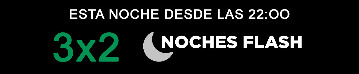 3x2 Noches Flash en elcorteingles.es
