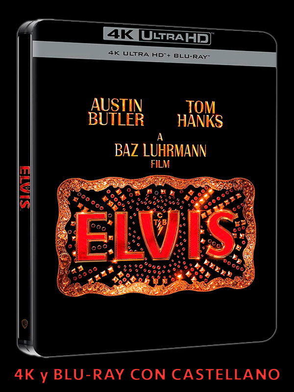 Steelbook italiano de Elvis en UHD 4K y Blu-ray con castellano