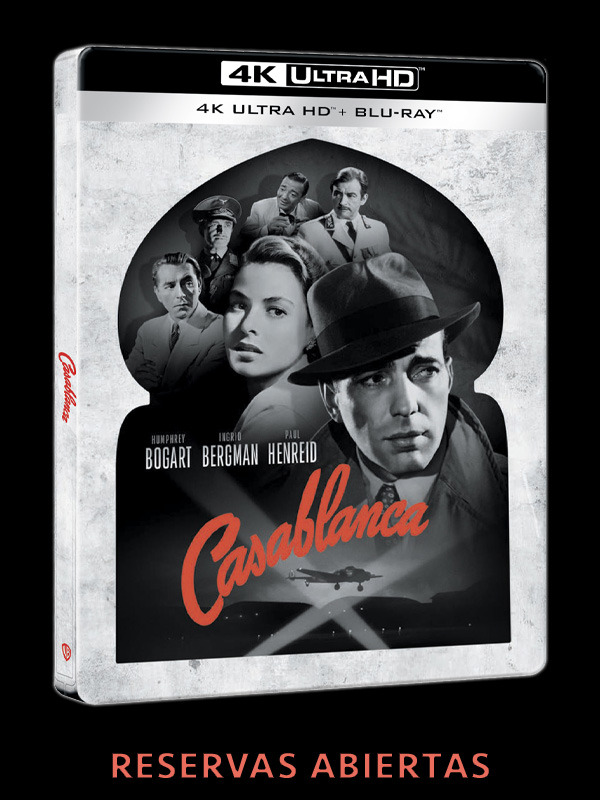 Steelbook de Casablanca en UHD 4K y Blu-ray