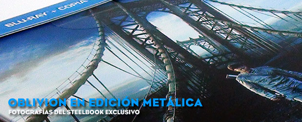 Fotografías del Steelbook de Oblivion en Blu-ray