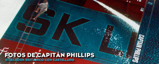 Fotografías del Steelbook de Capitán Phillips en Blu-ray (Reino Unido)
