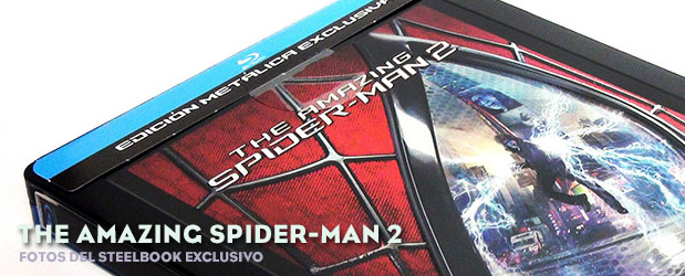 Fotografías del Steelbook de The Amazing Spider-Man 2 en Blu-ray