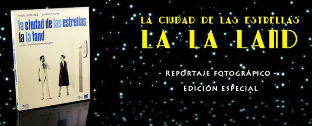 Fotografías de la edición especial de La La Land en Blu-ray