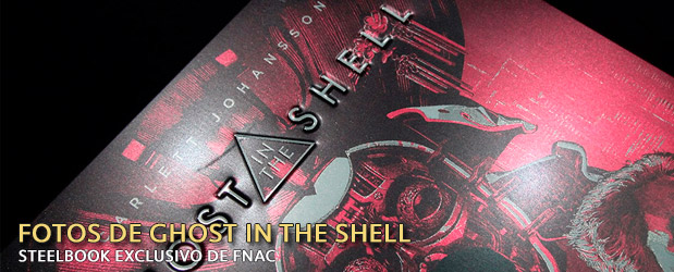Fotografías del Steelbook de Ghost in the Shell: El Alma de la Máquina Blu-ray