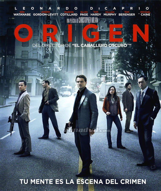 carátula Origen (Inception) portada 3