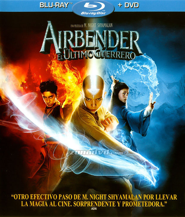 carátula Airbender: El Último Guerrero portada 2