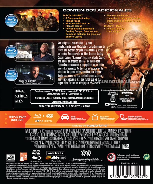 carátula El Equipo A (2010) portada 3