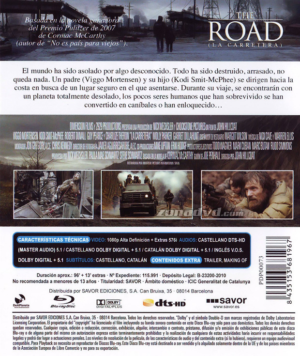 carátula The Road (La Carretera) portada 3