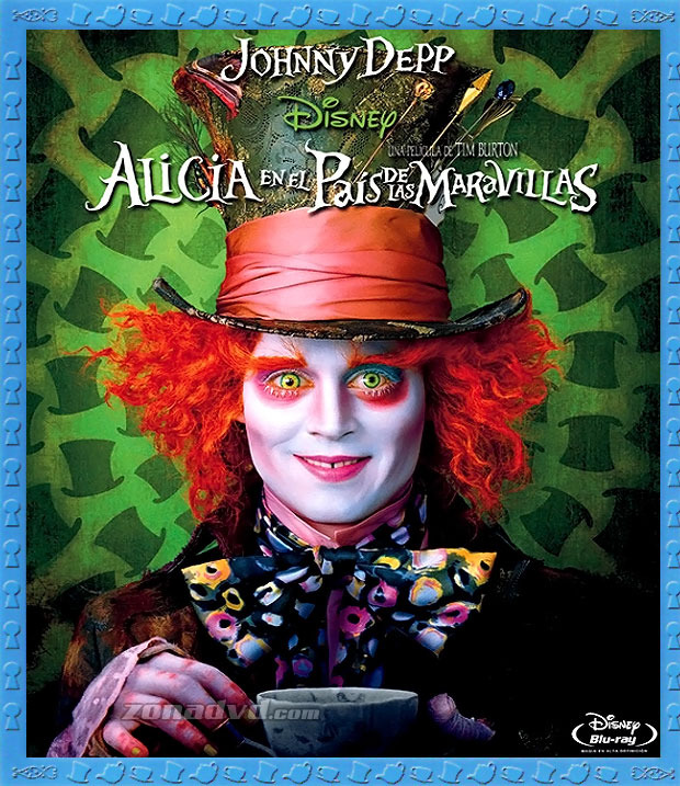 carátula Alicia en el País de las Maravillas (Burton) portada 3