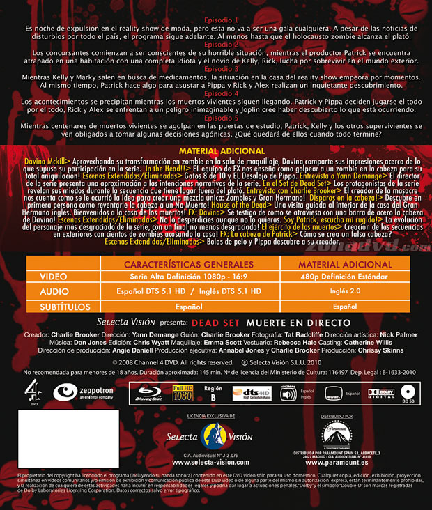 carátula Dead Set - Serie Completa portada 3