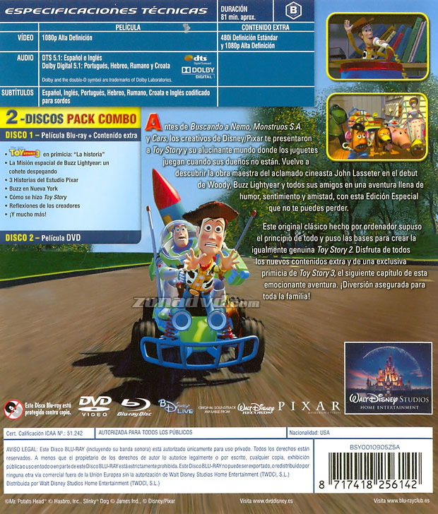carátula Toy Story portada 4