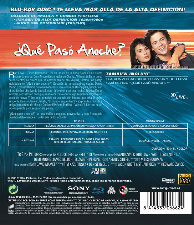 carátula ¿Qué pasó anoche? portada 3