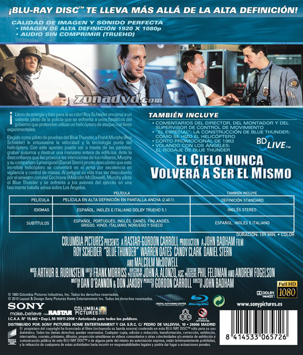 carátula Trueno Azul portada 4