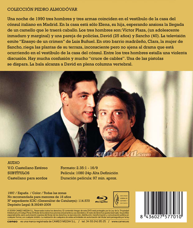 carátula Carne Trémula portada 3
