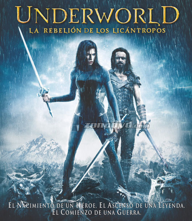carátula Underworld: La Rebelión de los Licántropos portada 2