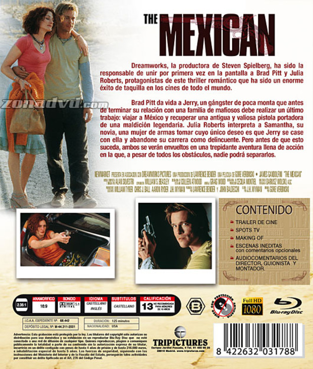 carátula The Mexican portada 1