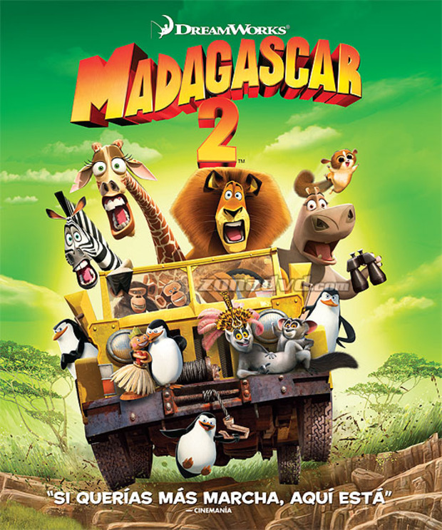 carátula Madagascar 2 portada 2