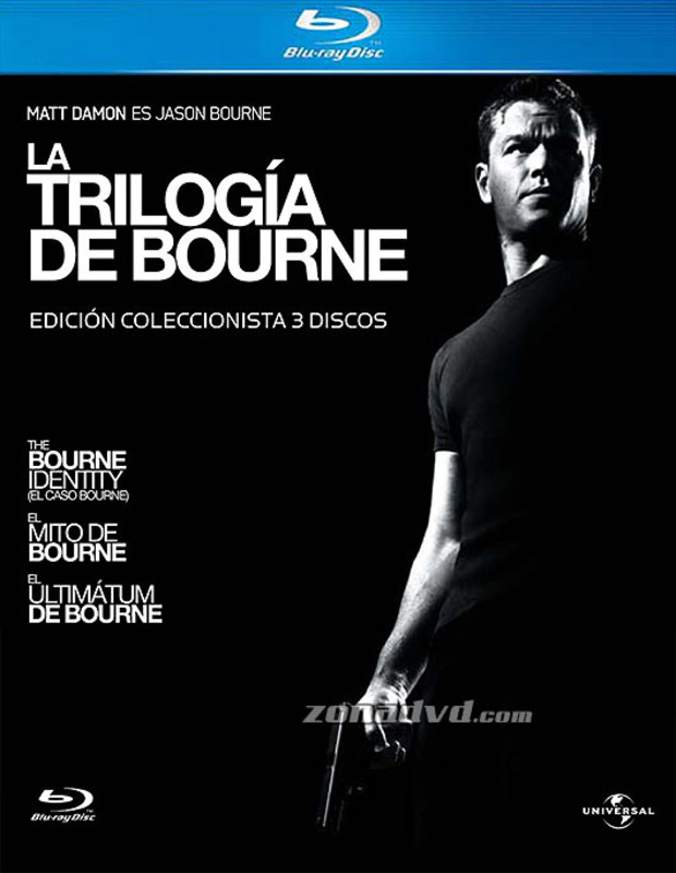 carátula La Trilogía de Bourne portada 2