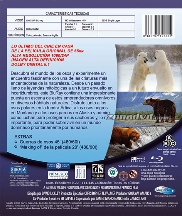 carátula Osos portada 3
