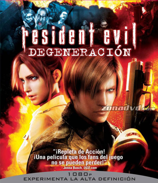 carátula Resident Evil: Degeneración portada 2