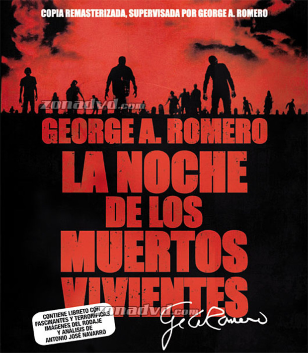 carátula La Noche de los Muertos Vivientes portada 2