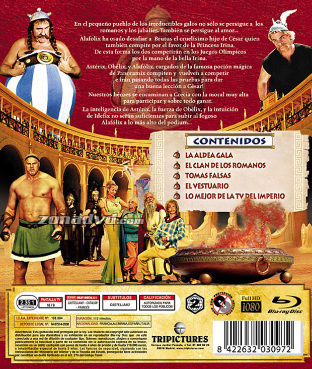 carátula Astérix en los Juegos Olímpicos portada 1