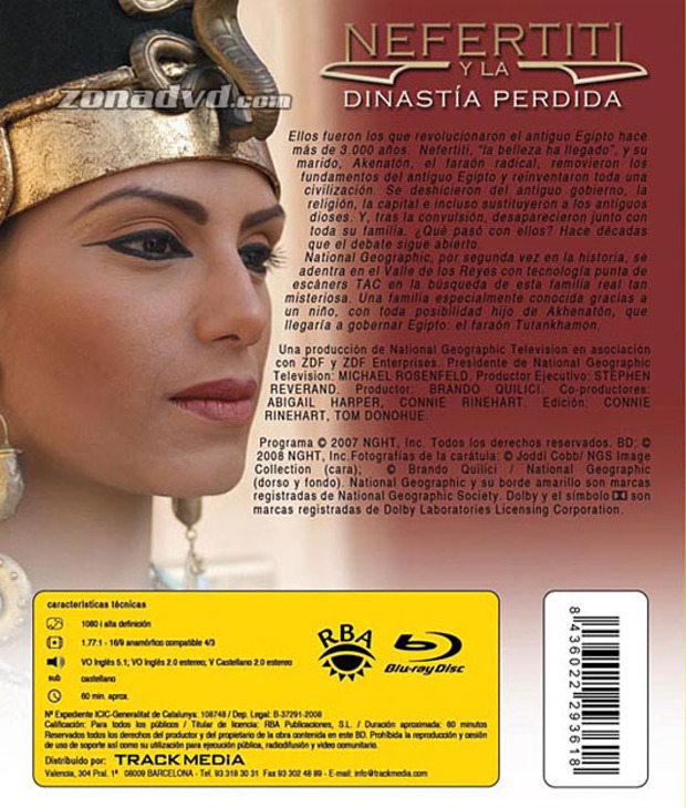 carátula Nefertiti y la Dinastía Perdida portada 3