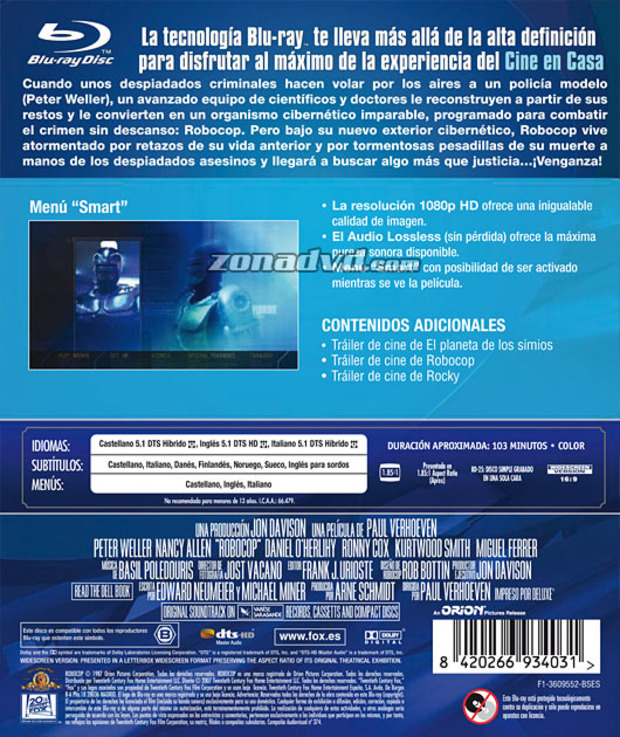 carátula Robocop portada 3