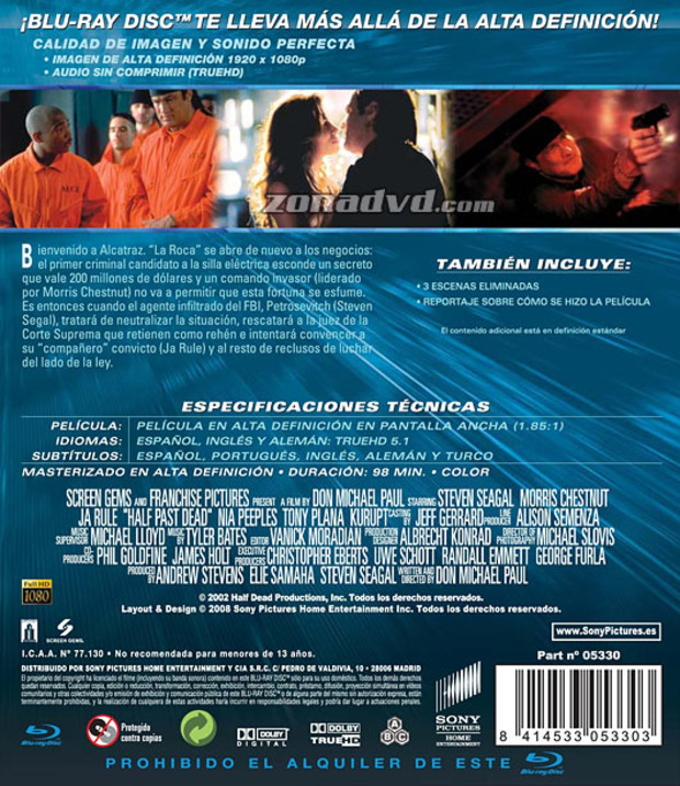 carátula Al Filo de la Muerte portada 3