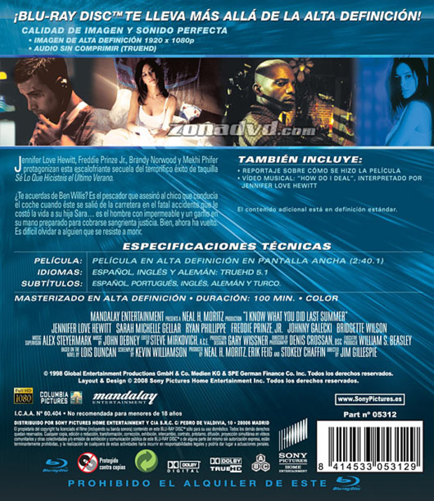 carátula Aún Sé lo que Hicisteis el Último Verano portada 3
