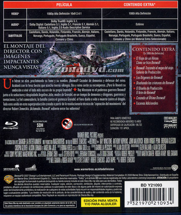 carátula Beowulf portada 4