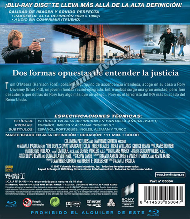 carátula La Sombra del Diablo portada 3