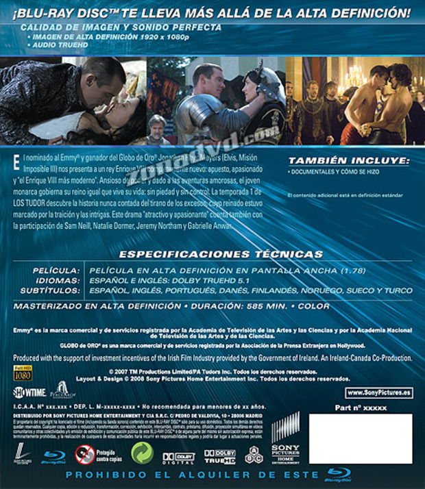 carátula Los Tudor - Primera Temporada portada 3