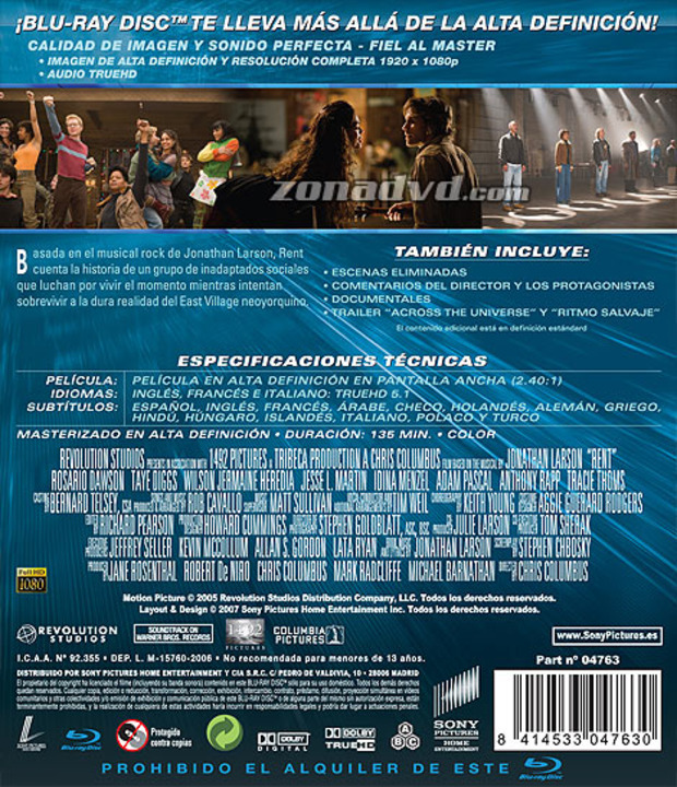 carátula Rent portada 3