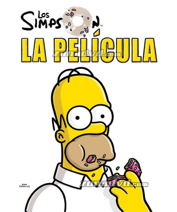 carátula Los Simpson, La Película portada 2